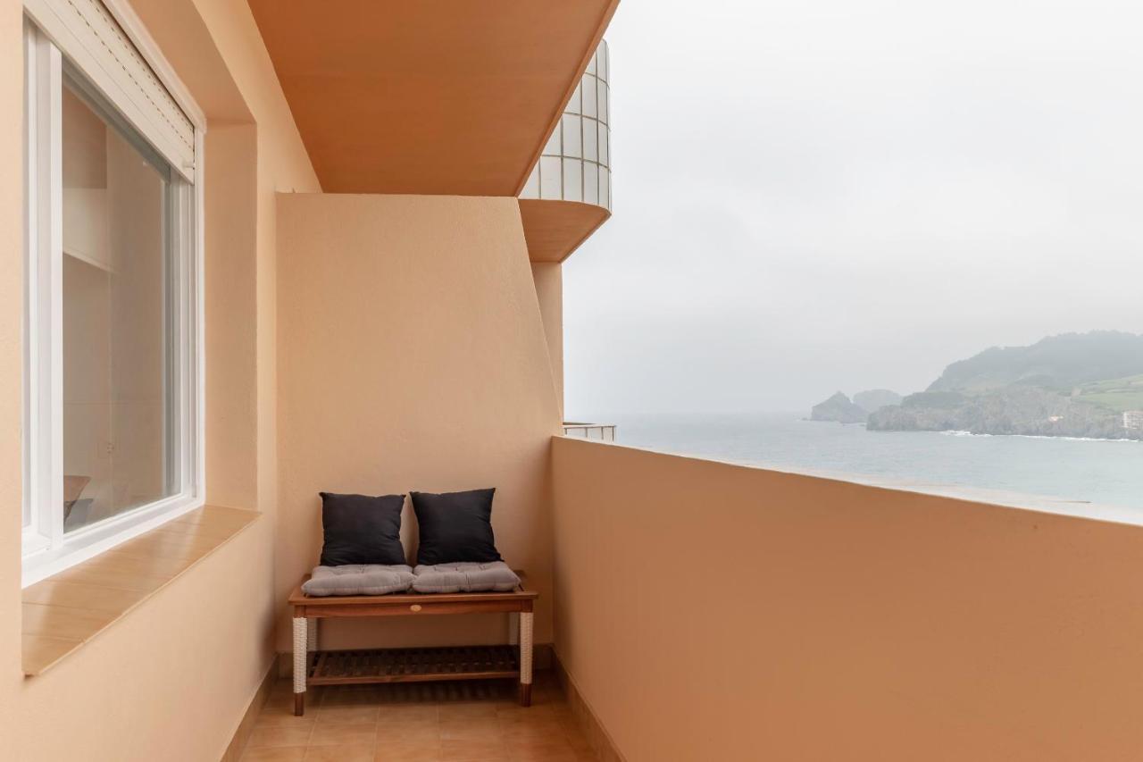 Apto con vistas al mar GURE IZARRA en Bakio Exterior foto